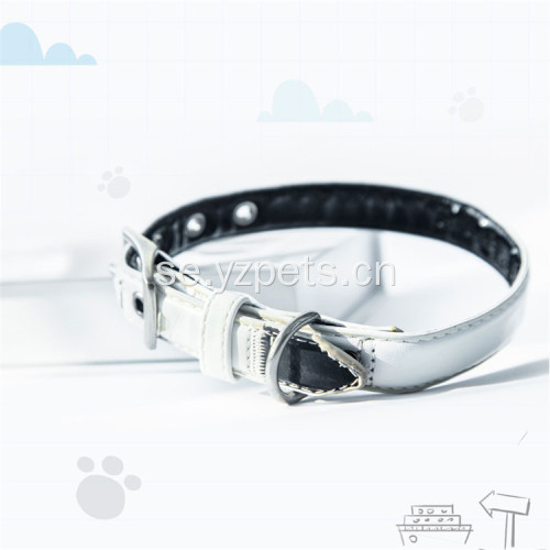 Partihandel PU Custom Logo Pet Hundhalsband